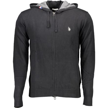 Ritsgebreide Hoodie Trui
