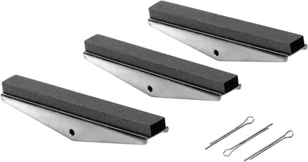 Powerbuilt Alltrade 647361 3 stuk 4" Cilinderslang Stone (Medium Grit #220), Grijs