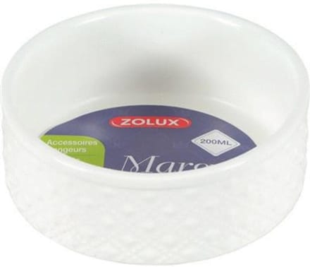 Zolux Voerbak Margot Wit - Voerbak - Ø8 cm