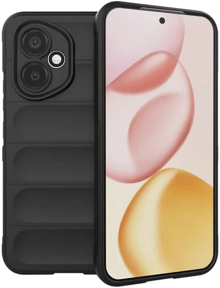 Hoesje geschikt voor HONOR 400 - Techsuit Magic Shield Silicone Back Cover - Zwart