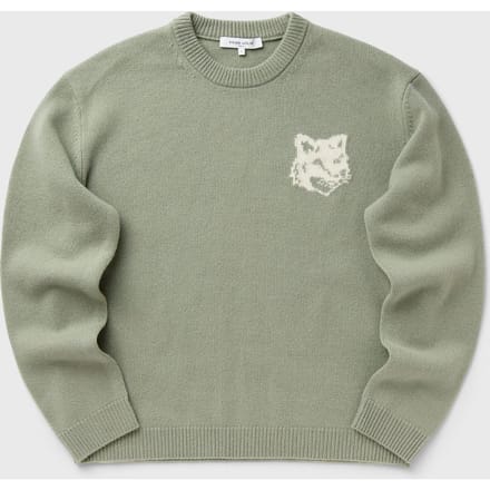FOX HEAD INTARSIA MERINO JUMPER