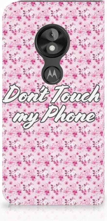 Motorola Moto E5 Play Design Case Flowers Pink DTMP