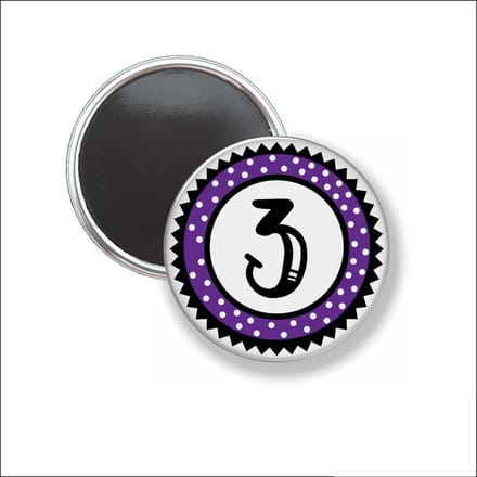 Button Met Magneet 58 MM - 3 - NIET VOOR KLEDING