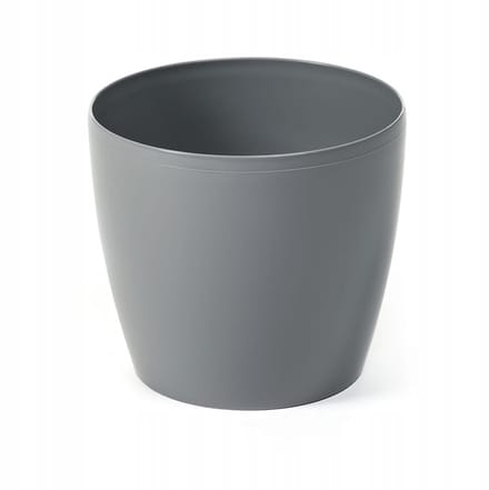 Lamela Magnolia Serie - Plastic Bloempot - Grijs - 15,5 cm