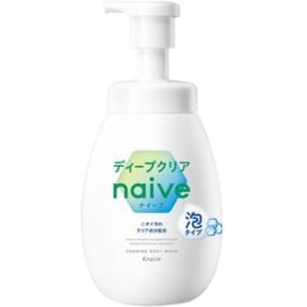 Kracie - Naive Foaming Body Wash Deep Clear 600ml