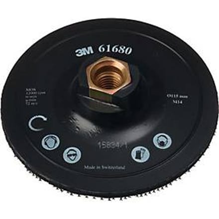 Steunschijf Scotch Brite™ DH-AC D.115mm M14 w.centrering 3M