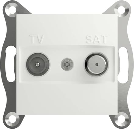 Schneider Electric EPH3470121D TV-satelliet eindcontactdoos Asfora Wit (RAL 9003) 1 stuk(s)
