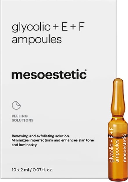 Mesoestetic - Glycolic + E + F Ampoules - 10x 2ml