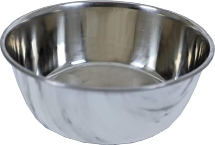 Eetbak hond RVS marmer 1890 ml