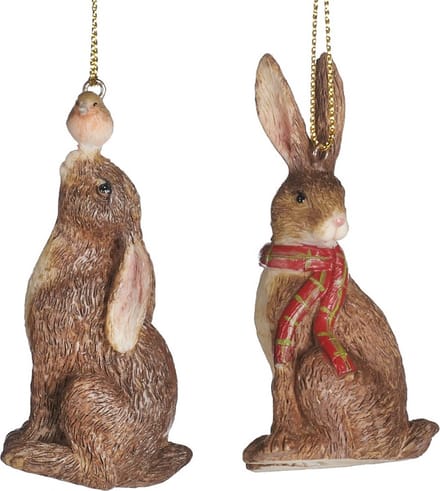 Goodwill Paas Konijn Bruin 7.5 cm Voordeelass. Per 2 Stuks