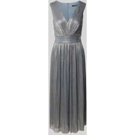regular fit midi-jurk in plooien-look