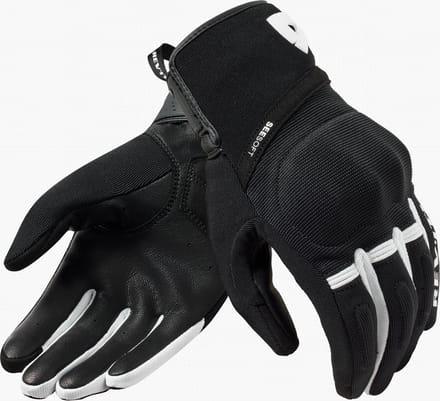 REV'IT! Mosca 2 Handschoenen Zwart Wit - Maat S - Handschoen