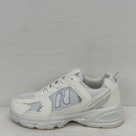 Sportieve sneakers met trendy design wit Wit / 37