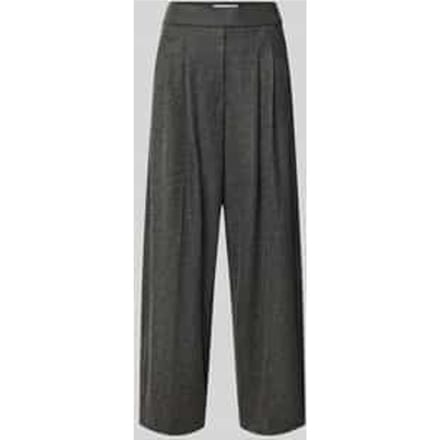 Wide leg wijdte broek met wolmet model 'MAYLA 6/8'