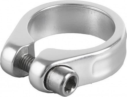 inbus zadelpenklem 31,8 mm alu zilver