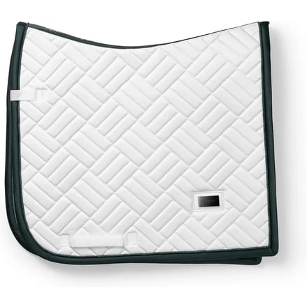 Equestrian Stockholm Zadeldek Equestrian Stockholm Dramatic Monday Modern White Wit-green