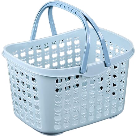 Plastic Handmand Mand Grote Capaciteit Stabiele Ondersteuning Draagbare Picknickmand Bier Mand voor Buiten white