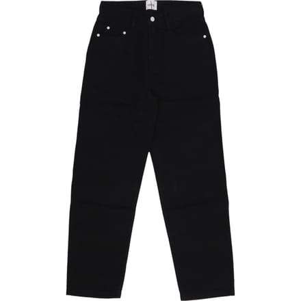 Lange broek mannen borduren zakbroek zwart