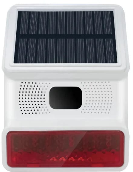 Hozard® Draadloze Buiten Sirene – 100dB - Solar Panel - IP66