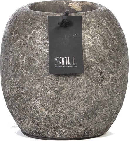 STILL - Waxinelichthouder - Bol - Earth - Grijs - 11 cm