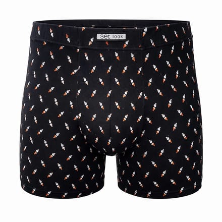 Set heren boxershort - Microvezel - 1-pack - maat XL - Juanola - zwart