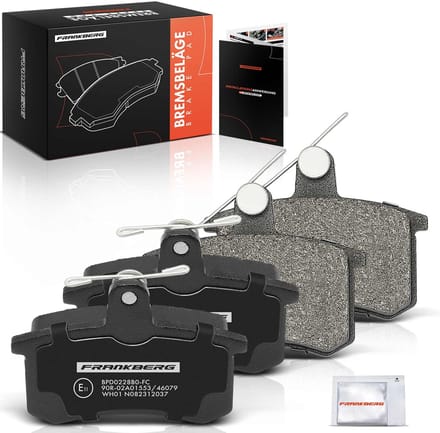 Frankberg 4x remblokken achteras voor Audi 100 Avant