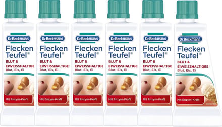 Dr. Beckmann Vlekkenduivel Bloed+melk+eiwit Voordeelverpakking 6 Stuks