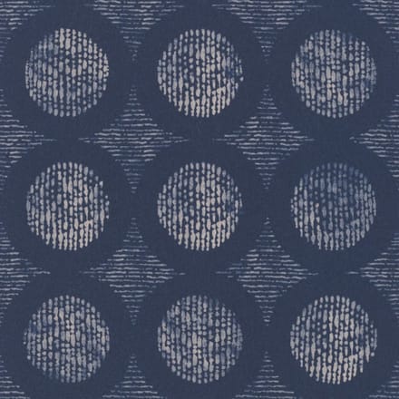 Retro behang blauw rasch 862232