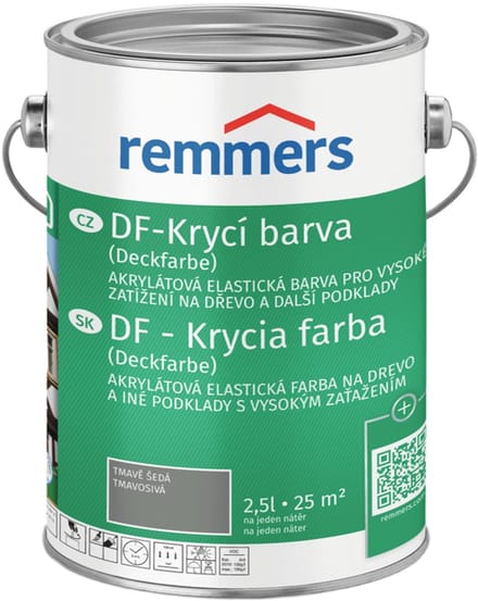 Remmers - DF Dekverf 5 l, Scandinavisch rood