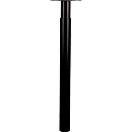 Duraline Meubelpoot Verstelbaar Staal 5,6x70-110cm Zwart
