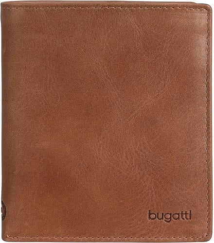 Bugatti Volo Portemonnee Leer 11 cm - Jongens - Staand formaat - cognac