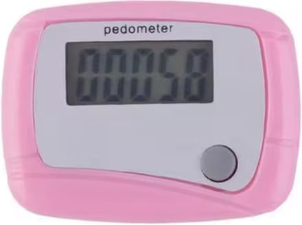 Scoby - Stappenteller - Mini - Afstandsmeter - Calorie Verbrandings Meter - LCD - Roze