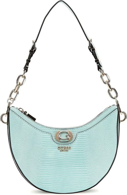 GUESS Schoudertas Orlina Top Zip Shoulder Bag Aqua Marine Turquoise