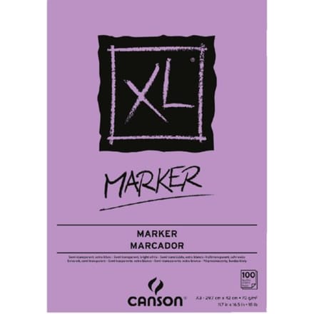 Markerpapier canson xl marker 100vel 70gr a3 extra Wit
