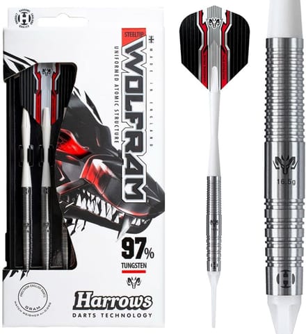 Tungsten Soft Tip Darts Set 97% - Professionele Dartpijlen met Shafts, Flights en Koffer