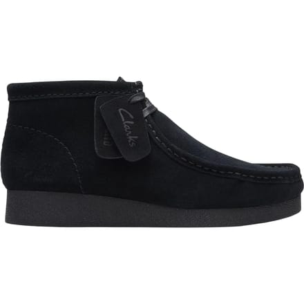 CLARKS WallabeeEVOBt Dames Veterschoenen - Suede - Zwart