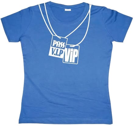 Hybris Dames VIP Pass Girly T-shirt SH-5-14036-H10-1