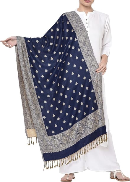 N3 Collecties Echt zachte viscose geweven damessjaal, stola's