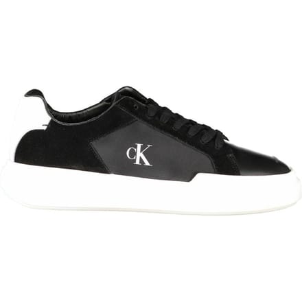 Calvin Klein Nero Leren Sneakers voor Mannen