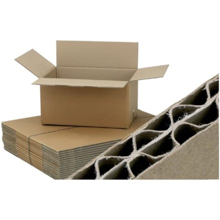 Amerikaanse vouwdoos CleverPack 486x386x386mm BC-golf bruin 5 stuks