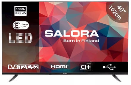 Salora 40FDB200 tv 101,6 cm (40") Full HD Zwart 200 cd/m²