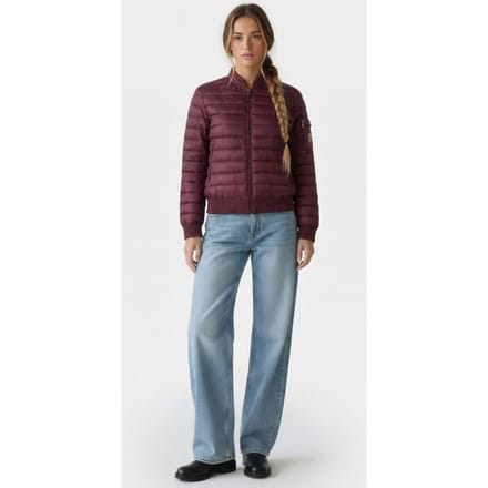 JOTT Emmy Down Jacket Aubergine Size: S | Bomber Jackets Outlet | Dames |
