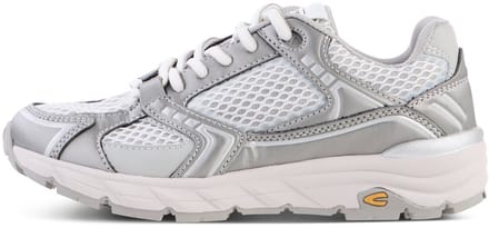 camel active Modieuze sneaker met een lichte buitenzool - Maat womenswear-36 - Zilver