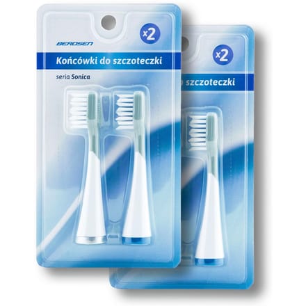 Berdsen sonische opzetborstels 4 stuks
