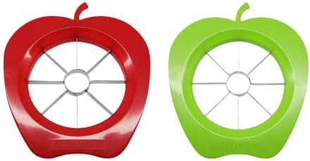 Appel in 8 stukken gesneden, willekeurige kleur Fackelmann Colors Edition