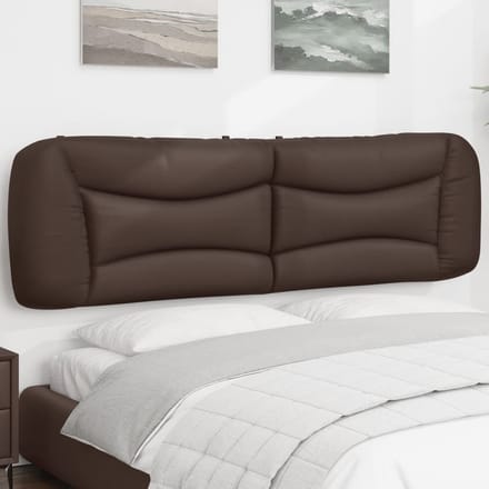 vidaXL - Hoofdbordkussen - "Hvar" - 180 - cm - kunstleer - bruin