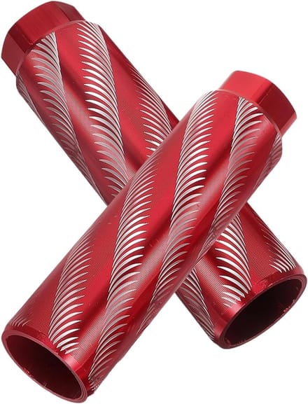 Fiets Voetsteunen - Pedaal Steunen - Extra Grip - Antislip Structuur - 10 cm Lengte - Zilverkleurig
