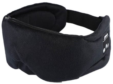 Slaapmasker met koptelefoon Bluetooth 5.0 Zwart