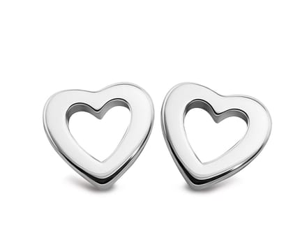 Jwls4u Earparty Earstuds Open Hart S JE038S