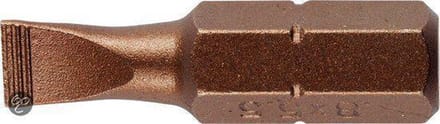 KWB Iso-Temp Schroefbit Platte Kop 1/4" - 6 mm